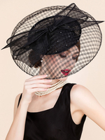 Chic Cosplay Chapeau Accessoire en lin de film chapeau de bal Déguisements Halloween