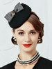 Chic Cosplay Chapeau Accessoire noir en laine chapeau de fête Déguisements Halloween