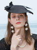 Chic Cosplay Chapeau chapeau blanc en fibre polyester de film chapeau fête de mariage Déguisements Halloween