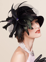 Chic Cosplay Chapeau chapeau noir en laine de film chapeau de fêtes Déguisements Halloween