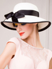 Chic Cosplay Chapeau pour femme en fibre polyester blanc de Carnaval de film chapeau Déguisements Halloween