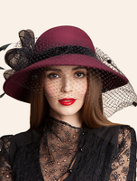 Chic Cosplay Chapeau pour femme en laine de Carnaval de film chapeau Déguisements Halloween