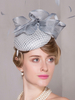 Chic Cosplay Chapeau pour femme en lin gris clair de mariage de film chapeau Déguisements Halloween