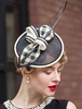 Chic Cosplay Chapeau pour femme en lin noir de Carnaval de film chapeau Déguisements Halloween