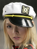 Chic Cosplay Chapeau pour femme en toile blanc de Carnaval cosplay Déguisements Halloween