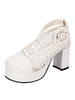 Chic Lolita Chaussures unicolore de polyuréthane / Synthétique Tea party 8cm Déguisements Halloween