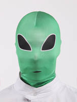 Chic Multi couleur Alien motif unisexe Lycra Spandex hottes Déguisements Halloween