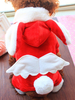 Chien Costume De Noël Chat Velours Père Noël Vêtements Pour Animaux Déguisements Halloween