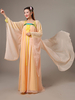 Chinois Costume Abricot Toussaint En Chiffon Manteaux Ensemble