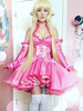 Chobits Chii Déguisements Halloween Cosplay Costume Lolita rose robe Déguisements Halloween