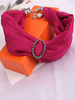 Choker écharpe strass Turban tête Echarpes