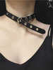 Choker Lolita Noir Détails Métalliques Divers Accessoires Lolita
