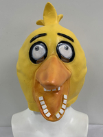 Cinq nuits au costume de cosplay de chapeaux de poulet de Freddy Halloween