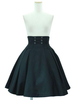 Classic Lolita SK Grommet Lace Up Black Cotton Lolita Jupes Déguisements Halloween