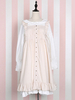 Classique Lolita Outfits Bourgogne manches longues Turndown col robe à volants avec jupe pull Déguisements Halloween