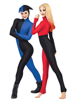 Clown Costume Cosplay Lycra Zentai Jumpsuit Halloween Déguisements