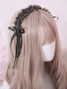 Coiffe classique Lolita Accessoire de Cheveux Lolita Noir Déguisements Halloween