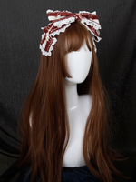 Coiffe Classique Lolita Talia Story Bows Bandeau Lolita en Dentelle Jacquard Milanoo Exclusive Déguisements Halloween