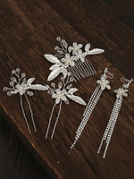 coiffe de mariage Accessoires de cheveux de mariée en métal