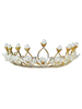 Coiffe De Mariage Chapeaux Rétro Peral Couronne Accessoire En Métal Perle Cheveux Accessoires Pour La Mariée