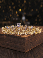 coiffe de mariage diadème accessoires de cheveux de mariée en métal