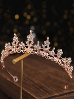 coiffe de mariage diadème accessoires de cheveux de mariée en métal