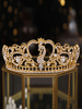 Coiffe de mariage Diadème blond Accessoires de cheveux de mariée en métal
