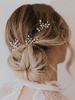 Coiffe de mariage en métal accessoires pour cheveux pour mariée