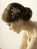 Coiffe de mariage peigne strass métal accessoires de cheveux de mariée