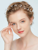 coiffe de mariée argent accessoire de cheveux de mariage