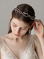 coiffe de mariée décoré de perles Accessoires de cheveux