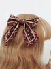 Coiffe Lolita Bourgogne Big Shoelace Knot Headwear Bandeau Lolita
