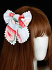 Coiffe Lolita Light Sky Blue Polyester Fiber Headband Bowknot Lolita Hair Accessories