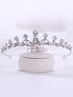 Coiffe mariage diadème accessoires de cheveux en métal pour la mariée