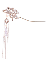 Coiffe Style Chinois Vintage Épingle À Cheveux Avec Chaîne Tussle Accessoire De Mariage En Métal De Mariée Cheveux Accessoires