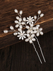 Coiffes Accessoire De Mariage Métal Perle Blond Clair Accessoires De Cheveux De Mariée
