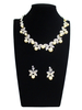 Coiffes Accessoire De Mariage Outfit Oreille Goujons Collier Strass Perle Accessoires De Cheveux De Mariée