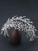 Coiffes Coiffures De Mariage Strass Accessoires De Cheveux En Métal Pour La Mariée