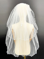 Coiffes de demoiselle dhonneur Chapeaux brodés blancs Accessoires de cheveux pour enfants