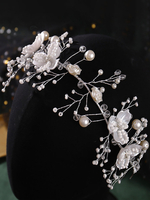coiffes de mariage Chapeaux Accessoires de cheveux en métal pour la mariée