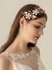 Coiffes de mariage Chapeaux Fleur Métal Accessoires de cheveux de mariée