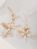 Coiffes de mariage Couvre-chef Cravate en dentelle Accessoires de cheveux de mariée en métal