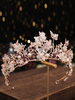 Coiffes De Mariage Diadème Acrylique Métal Blond Clair Accessoires De Cheveux Pour La Mariée