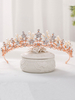 Coiffes De Mariage Diadème En Métal Imitation Perle Strass Accessoires De Cheveux De Mariée