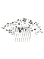Coiffes de mariage strass Headpieces perlé argent cheveux nuptiale Accessoires