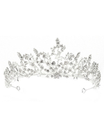 Coiffes de strass à la main Accessoires de cheveux de mariée en métal diadème de mariage