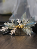 Coiffes Feuilles de mariage Chapeaux perlés Accessoires de cheveux de mariée
