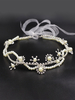 Coiffes Mariage Rhineston Perle Chapeaux Accessoires de cheveux de mariée
