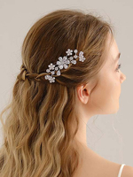 Coiffes Peigne de mariage Accessoires de cheveux de mariée en métal