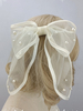 Coiffure Accessoires Lolita Style ROCOCO perles blanches écru couvre-chef noeud divers